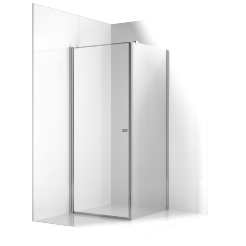 Душевой уголок Ambassador Elysium 111011111CX-80CX 100х80 стекло прозрачное профиль хром без поддона